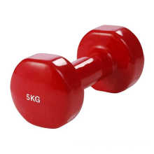 Body Fitness Vinyl Coated 5kg Dumbbell Set for Sale